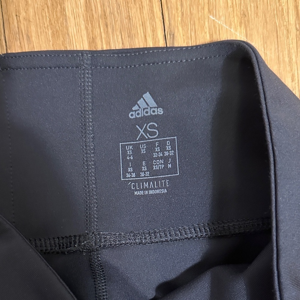 Adidas Climalite Black High-Waisted Leggings - Picture 2 of 4